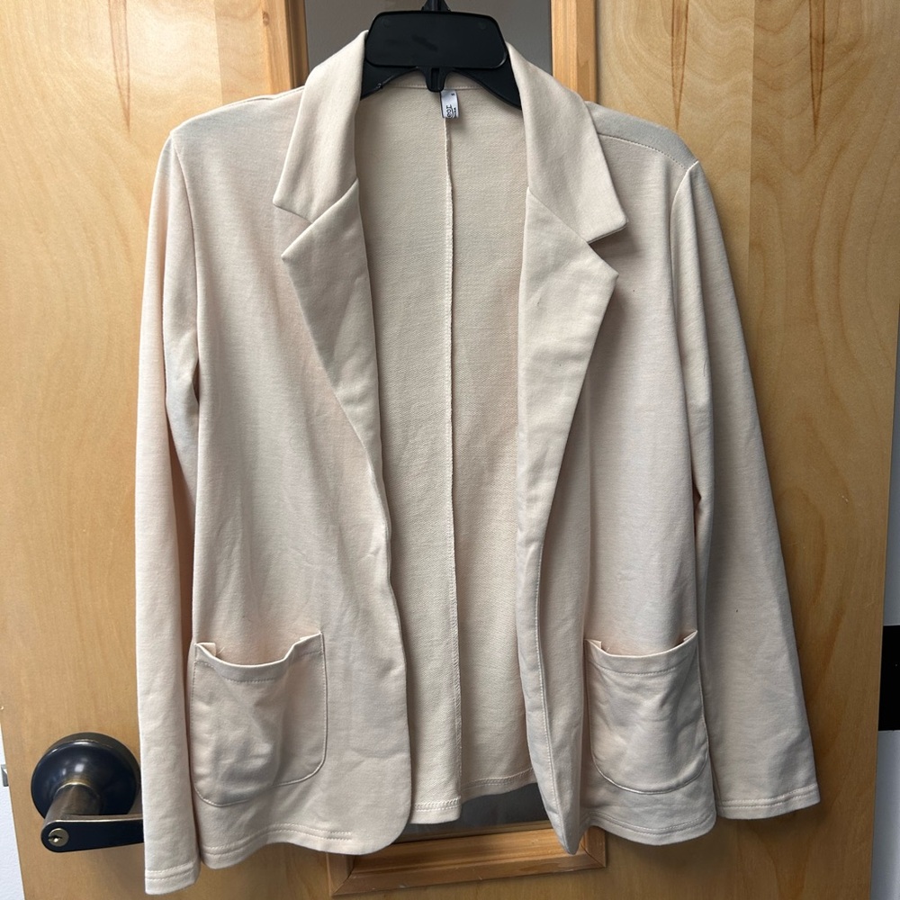 Meaneor Beige Women's Blazer small